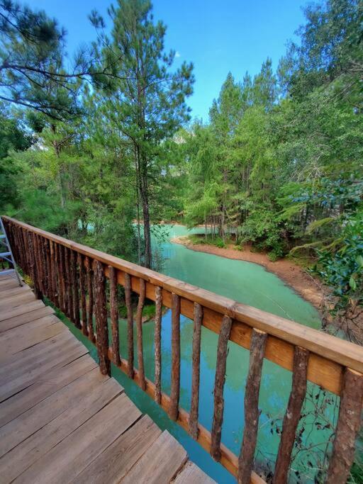 Waterfront Treehouse In A Magical Forest Waller Exteriér fotografie
